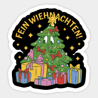 Fein Wiehnachten Merry Christmas Sticker